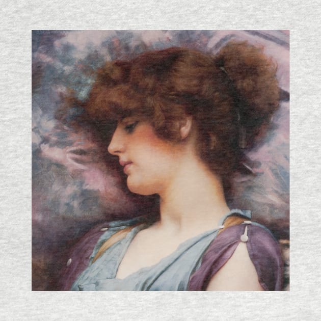 Far Away Thoughts by John William Godward by Classic Art Stall